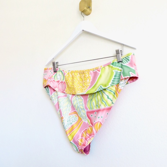 NEW! Kenny Flowers The Bahamas Banded Sporty Bikini Bottom Pink SZ XXL - Picture 14 of 16